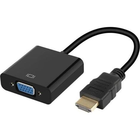 Adattatore da VGA a HDMI per Mac e PC, convertitore per TV, monitor, cavo per proiettore, 1080p (1/4)