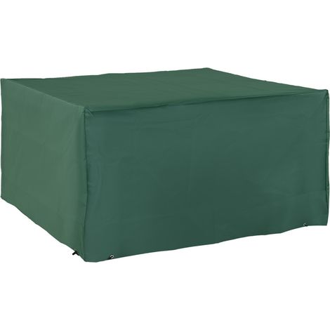Funda protectora para muebles de jardín 600D Oxford verde 135 x 135 x 75 cm (1/5)