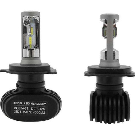 ampoules LED pour phares de voiture 50W 9-32V 4000LM étanches feux de route feux de croisement intégrés (H4)-24.00X5.00X3.50CM (1/3)
