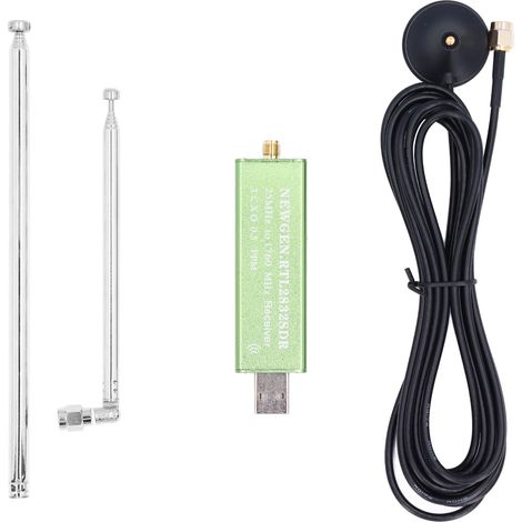 Kit SDR RTL2832U R820T2 Récepteur Radio Défini par Logiciel, Bande Complète 25-1760MHz pour Scanner TV (1/5)
