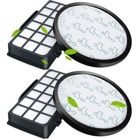 2 PCS Filtre Accessoires , ZR006001 Filtres pour Aspirateurs Rowenta X-Trem Power Cyclonic/Silence Force Cyclonic RO69xx RO72xx RO6941EA RO6963EA RO6921EA RO6971EA RO6993EA RO7230EA RO7260EA (1/4)