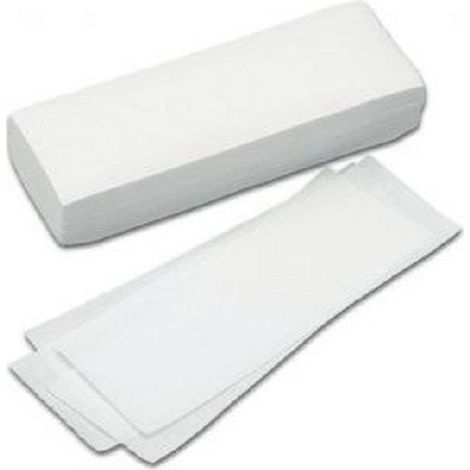 Trade Shop - Set 100pz Tiras Depilatorias Pretentadas 7x20cm Depilación Para El Pelo Para La Depilación Con Encerado -