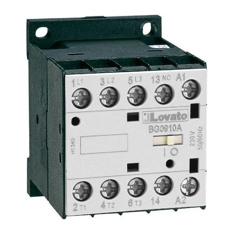 Contattore di potenza 3P 12A 5,7kW a 400VAC AC3, bobina 24VDC 0Z 1R 11BG1201D024