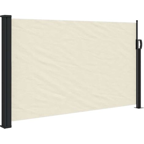 Auvent latéral rétractable crème 120x500 cm (1/5)