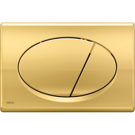 Alca Basic - Spülungskontrollknopf, gold M75 (1/3)