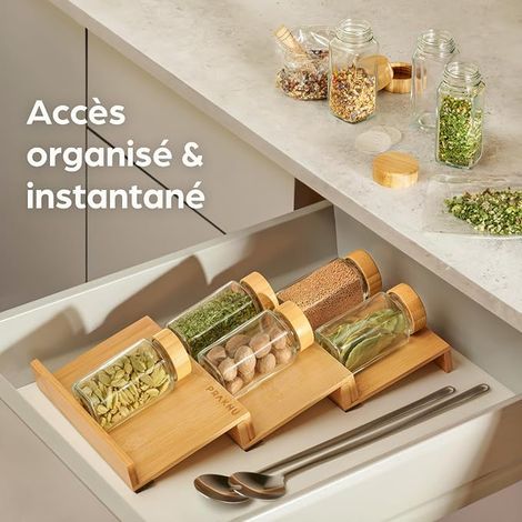 Spice Rack Drawer – Spice Rack – Wooden Spice Rack (1/4)