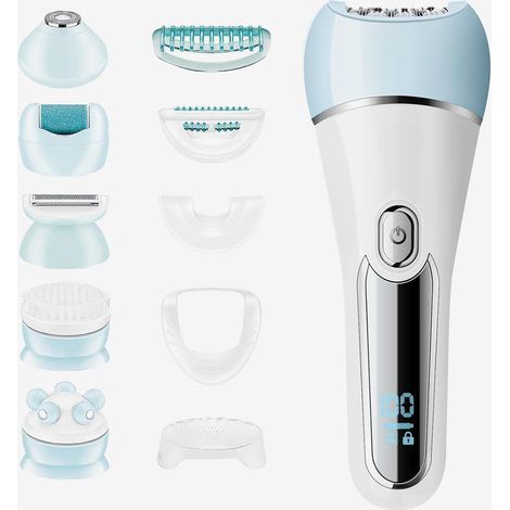 Épilateur 6 en 1 pour femmes, rasoir électrique rechargeable étanche IPX7-AquaForge (1/5)