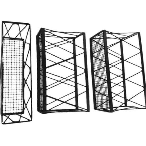 Set mit 3 Schrankorganisatoren, Küchenschrankorganizer, Türhänger für die Speisekammer, Wanddeckelorganizer (1/5)