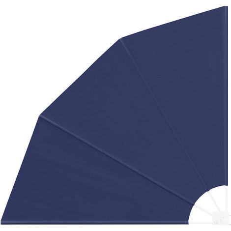 Balkon Sichtschutz Marineblau 160 x 160 cm Polyester