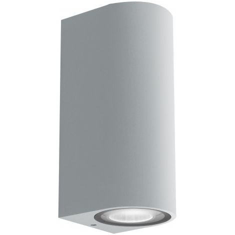 Applique Murale Étanche Extérieur CORDOVA Gris Marine 2xGU10 : Design Épuré pour un Éclairage de façade Sûr et Élégant