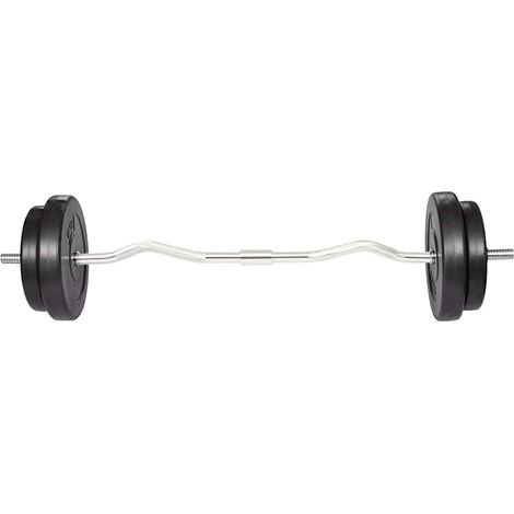 Maison Exclusive - Hantelset mit Curlstange und Hantelscheiben 30 (1/4)