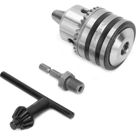 Kit adaptateur de mandrin de perçage 3,0-16 mm 1/2-20UNF, mandrin de perçage à clé avec adaptateur à tête hexagonale (1/5)