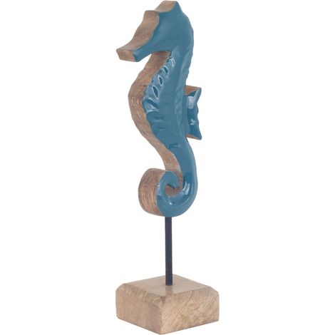 Kleines Seepferdchen aus Holz – Seemannsdekoration für Zuhause, originelles Geschenk und Strandaccessoire