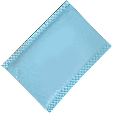 Enveloppe à bulles bleue en PE renforcée anti-choc pour emballage coques téléphone et cartes (1/5)