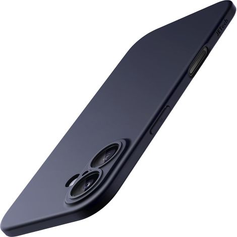 Handyhülle iPhone 17 Dünn Kameraschutz Anti iPhone 17 Dunkelblau (1/5)
