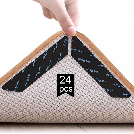 24 Tapis Antiderapants Reutilisables Sols Bois (1/5)