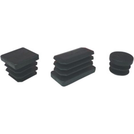PUNTALE ALETTATO RETTANGOL 30X50 MM PLAST NERO
