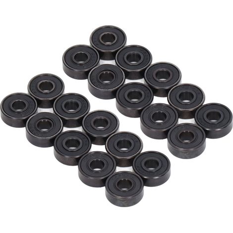 20 Stück Miniatur-Kugellager S606RS mit doppelter Abdichtung, wasserdicht, für Skateboards, Präzisionskugeln 6x17x6 mm (1/5)