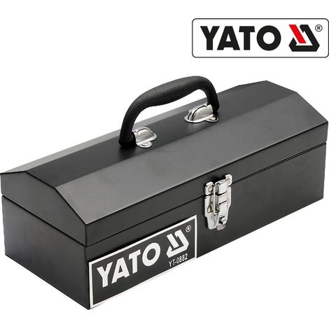 Werkzeugkasten aus Metall 360x150x115 mm / YT-0882 / yato (1/8)