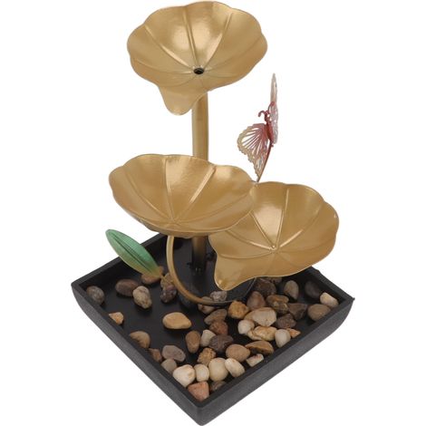 Fontaine de bureau, petite fontaine/cascade d'intérieur, idéale pour le bureau et le salon, prise européenne 220-240 V (1/5)