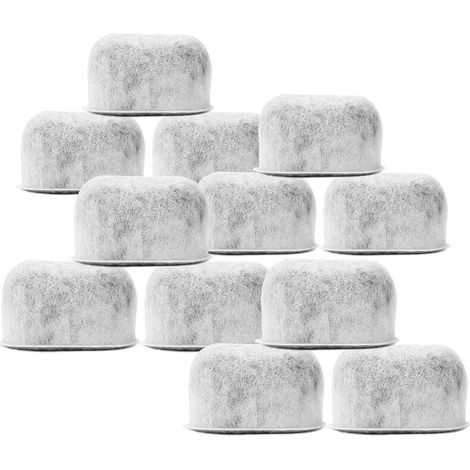 Paquet de 12 filtres à eau au charbon de rechange pour cafetières - Convient à toutes les cafetières Cuisinart (1/4)