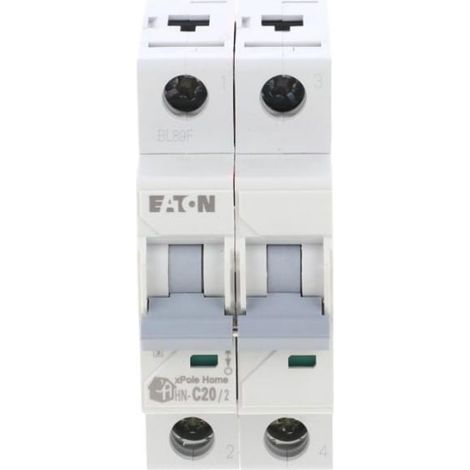 Interruttore Eaton hn-c20/2 20A 6kA