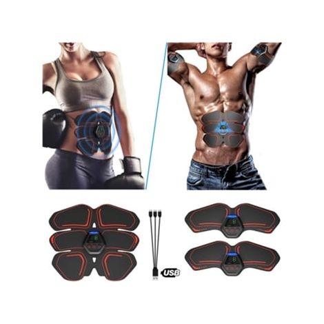 Filiyano-Stimulateur musculaire abdominal portable avec écran LCD, appareil d'exercice Cuich