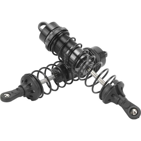 Amortisseur à ressort en alliage d'aluminium F81004 de 125 mm pour voiture radiocommandée TRAXXAS SLASH 2WD (noir) (1/5)