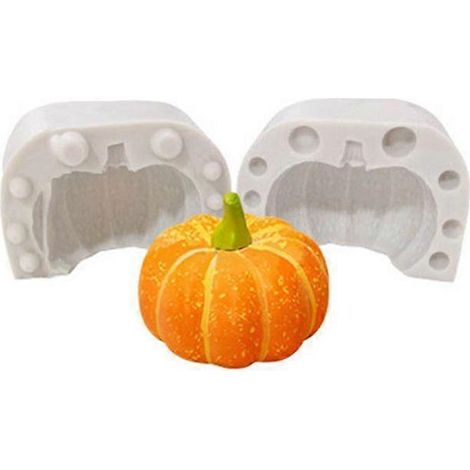Moule en silicone pour gâteau citrouille 3D d'Halloween, bougie parfumée à faire soi-même - Spécifications SW-37 (1/5)
