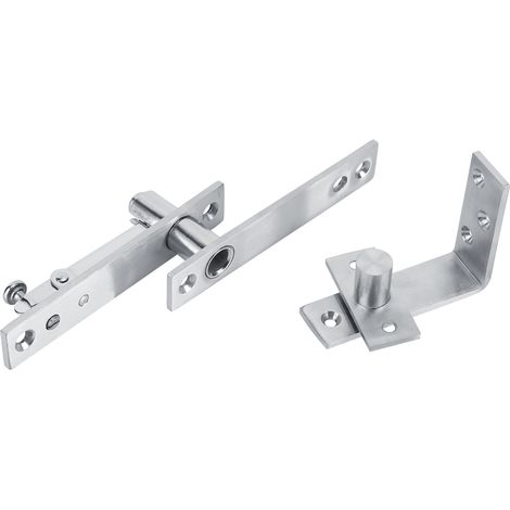 Charnière pivotante à 360 degrés en acier inoxydable pour porte rotative d'immeuble de grande hauteur (1/5)