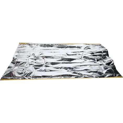 Couverture de survie d'urgence, sac de couchage, abri réfléchissant et imperméable pour la survie en extérieur (1/5)