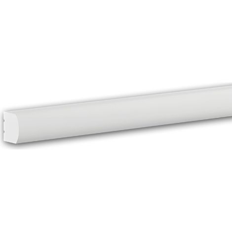 Wandleiste Profhome 651809 Friesleiste Stuckleiste Zierleiste Modernes Design weiß 2 m (1/5)