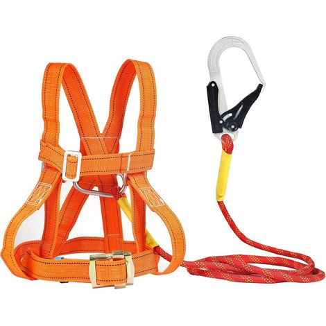 Harnais de Sécurité Anti-Chute Intégral - Kit de Protection Multi-Usages Réglable pour Travaux en Hauteur, Élagage et Escalade d'Arbres (1/5)