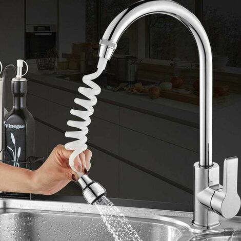 Prolunga per rubinetto, doccetta estraibile per rubinetto del lavandino, rubinetto da cucina allungabile per uso domestico, rubinetto schiumogeno portatile estraibile, testa del rubinetto del lavandin (1/5)