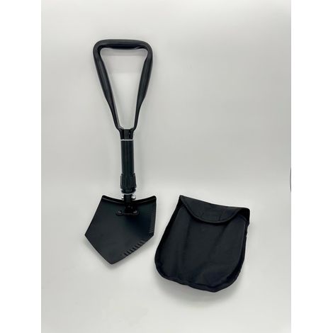 Pelle Américaine Pliante Multifonction avec Côté Dentelé (Scie) – Robuste & Compacte pour Camping, Randonnée, Survie H