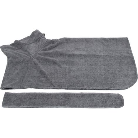 Peignoir Pour Chien - Serviette Microfibre Séchage Rapide - Protection Après Bain Et Promenade - Taille Unique (1/5)