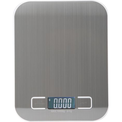 Balance électronique à boutons tactiles, outil de mesure pour aliments et cuisine, balance numérique 10 kg-AquaForge (1/5)