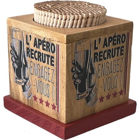 Présentoir à cure-dents - L'Apéro recrute