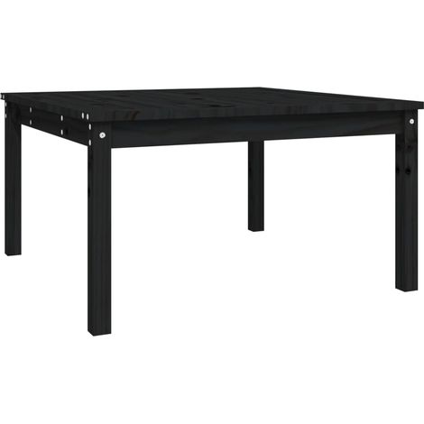 Maison Exclusive - Mesa de jardín madera maciza pino negro 82,5x8