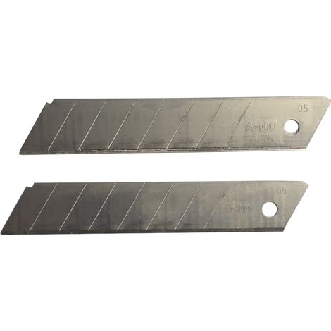 Cuttermesser Klingen 18mm, 10er Set Ersatzklingen, Abbrechklingen