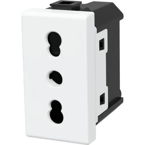 compatibile matix bianco presa bipasso 10-16A (1/4)