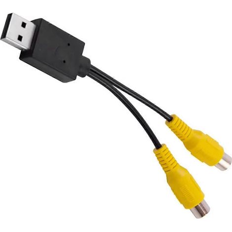 Boîtier de sortie vidéo pour voiture, adaptateur USB vers CVBS, câble de sortie vidéo RCA portable pour multimédia Android (1/5)