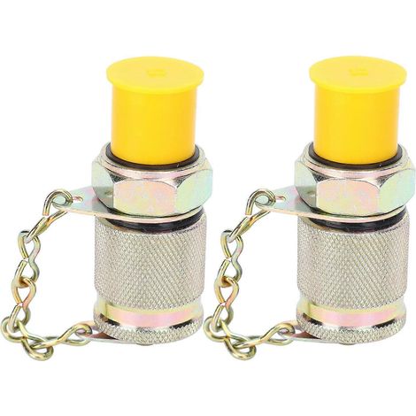 Stück Hydraulik-Prüfadapter Hochdruck-Schlauchanschluss Messpunkt-Kupplungswerkzeug (1/4 Zoll M16 x 2)