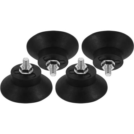 Pieds anti-vibrations en caoutchouc avec filetage M8, lot de 4, (1/5)