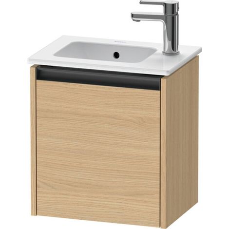 Duravit Ketho.2 Waschtischunterbau wandhängend, 1 Tür, Anschlag (1/2)