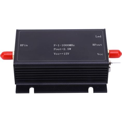 15V 1-1000MHz Breitband-HF-Leistungsverstärker aus Aluminiumlegierung für Leiterplatten (1/5)
