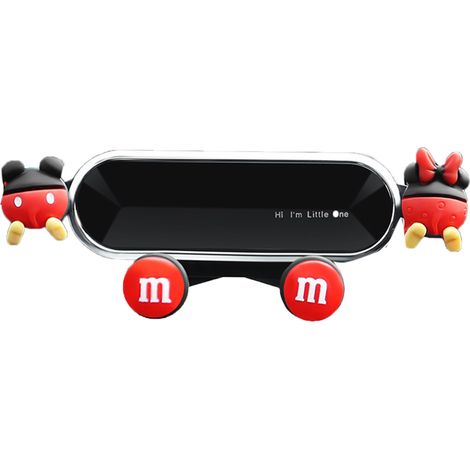 Suppot téléphone ventilation auto rigolo support GPS dessin animé pour smartphones 4-7.2 pouces Type 3 (1/5)