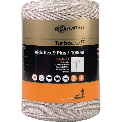 fil électrique gallagher vidoflex turboline plus 500 m 98 kg