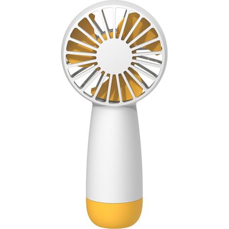 Ventilador de bolsillo portátil con correa de muñeca extraíble, mini ventilador de escritorio, 3 velocidades, batería recargable de 1500 mAh, ideal para el hogar, la oficina y actividades al aire libr (1/5)