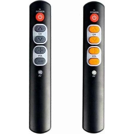 Lernfernbedienung mit großen Tasten, ideal für Senioren und ältere Menschen, universell programmierbar, unterstützt TV-Set-Top-Boxen (1/5)